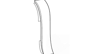 Соединитель Лексида, 55мм, 163 Гранит серый